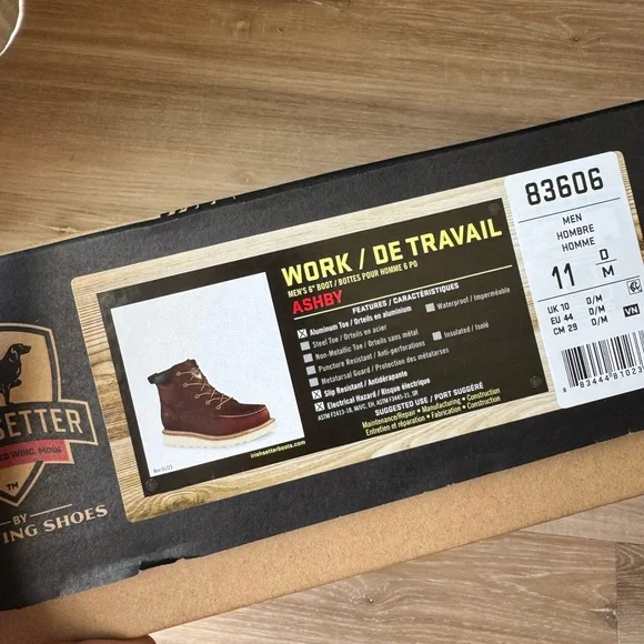 Brand New Irish Setter Men's Ashby Work Boots - Picture 2 of 7